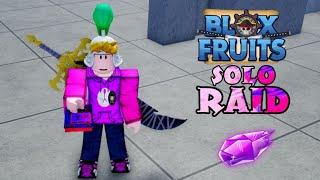 How To Solo Raid In blox Fruits