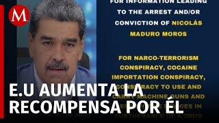 Estados Unidos desconoce a Nicolás Maduro como presidente de Venezuela; aumenta recompensa por él