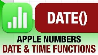 DATE() function in Apple Numbers
