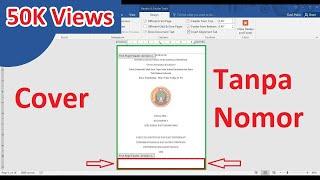 Cara Menghilangkan Nomor Halaman Pada Cover Pada Microsoft Word