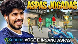 ASPAS está DESTRUINDO na RANKED BRASILEIRA! Melhores jogadas das ultimas LIVES!!!