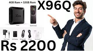 X96Q 4GB 32GB Smart Android TV Converter Box @ Rs 2200