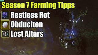 Season 7 Farming Tipps | Restless Rot / Obduciten / Lost Altars