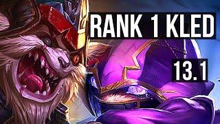 KLED vs KENNEN (TOP) | Rank 2, Rank 1 Kled, 66% winrate, 11/4/13 | TR Challenger | 13.1