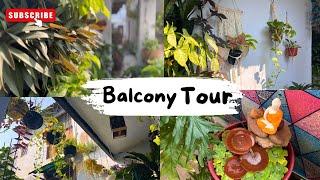 Balcony Tour || Transforming Small Spaces with Greenery & DIY Ideas