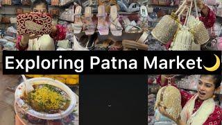 Eid Shopping At Patna Market||Chand Raat Mubarak Sabko||Exploring Patna Market In Patna️||