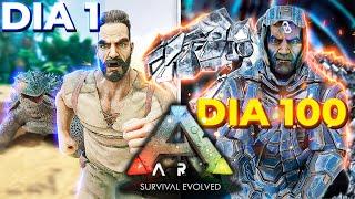 Sobrevivendo 100 Dias no Ark Survival Evolved (THE ISLAND) - O FILME