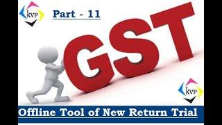 Part 11 Demo on filling details in GST ANX 1 continued of New GST Return Trial in Hindi