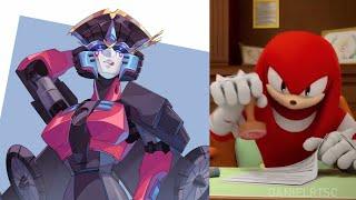 Knuckles rates Transformers crushes