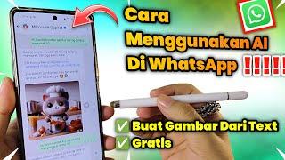 Nyobain AI Di Aplikasi WhatsApp Tanpa Aplikasi Tambahan | Cara Membuat Gambar 3D Dari Text Gratis