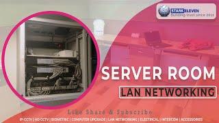 Lan network underground wiring | Lan cable installation | Server room lan networking