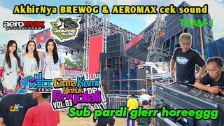 Brewog audio & aeromax akhirnya cek sound ⁉️ full penonton live DJ TANTI di boyolali