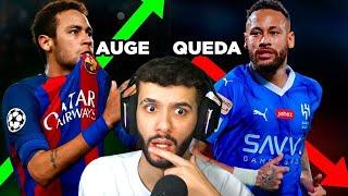 O AUGE E A QUEDA DE NEYMAR NO FUTEBOL! (Rafão Reage)