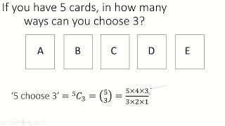 The choose function (intro to TMUA binomial expansion)