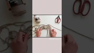 Сердечко макраме. Macrame heart tutorial