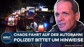 LKW-CRASH AUF DER A1: Chaos-Fahrer festgenommen! Verdacht auf Alkohol- oder Drogenkonsum