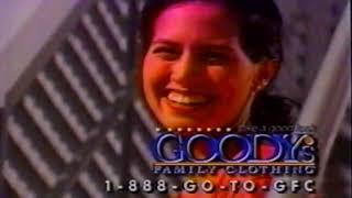 Goodys Department Store Commercial from 1997