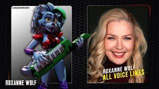 Fnaf Security Breach Roxanne Wolf All Voice Lines With Subtitle