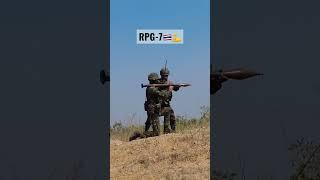 เครื่องยิงจรวดต่อสู้รถถังขนาดเบา RPG-7 #ทหารไทย #ทหารม้า #shorts