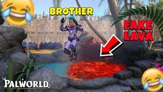 TROLLING MY LITTLE BROTHER UNTIL HE LEAVE | Techno Gamerz | Palworld Pranks #1