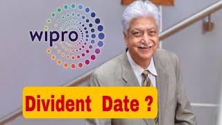 wipro dividend 2022 | wipro share latest news.