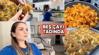 AKLIMDA KALACAĞINAENFES HAŞHAŞLI ÇÖREK YAPTIM🫢BEĞENİP ALMIŞTIPATATES KAVURDUMYEMEK YAPASIM YOKTU