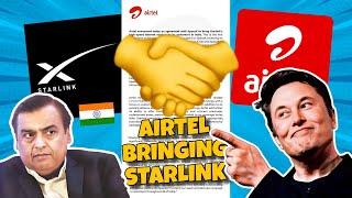 Airtel Bringing Starlink to India: Jio in Danger, Starlink Plans, Airtel-SpaceX Deal, Elon Musk