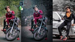 Lightroom Amazing Dark Blue Portrait Color Effect | Best Dark Background Editing |Lr Mobile Tutorial