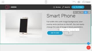 Create website mobile - Mobirise website builder