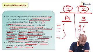 Product Differentiation - Analysis of Market - CS Foundation Business Economics