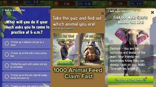 zoo new update quiz complete the quiz and claim the 1000 animal feed zoo new update today#zooairdrop