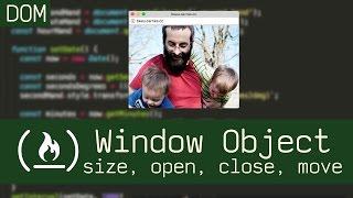 Window Object: move, open, close, & size - Beau teaches JavaScript