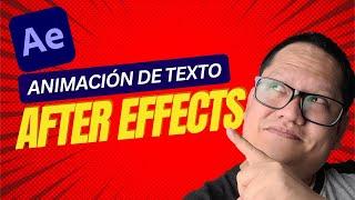 Tutorial de Animación de Texto en After Effects: Parte 1