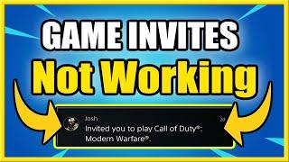How to FIX GAME INVITES & Notifications Not Working on PS5 (Privacy Tutorial)