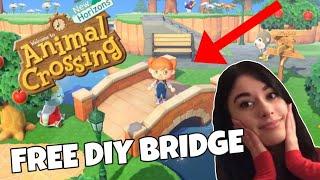 Animal Crossing: New Horizons - How To Build A Free Bridge!