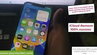 iCloud Remove 100% success support iphone all model. iPhone 12 Pro Max icloud Remove 100% success