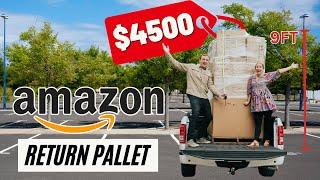 Our BIGGEST Amazon Returns Pallet Ever - Unboxing $4500 in MYSTERY Items!