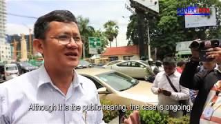 Phnom Penh Municipal Court hears the case of five Adhoc officials