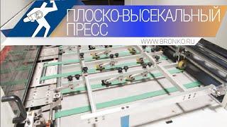 Запуск штанц автомата.  Автоматический плоско-высекательный пресс штанц автомат. Часть 1.