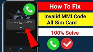 How To Fix Connection Problem Or Invalid MMI Code (2024)| How To Fix Invalid MMI Code