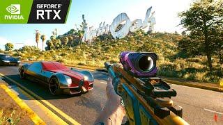 Cyberpunk 2077 Raytracing Overdrive [ MODDED ] 4K Ultra Settings RTX 3090  DLSS ON