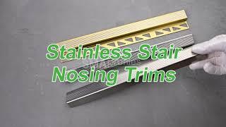 HOW TO INSTALL STAINLESS STEEL STAIR NOSING