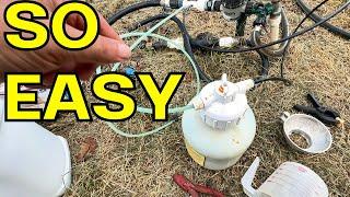 FERTILIZE YOUR GARDEN AUTOMATICALLY With EZ FLOW FERTILIZER INJECTOR #gardenirrigation #GardenHacks