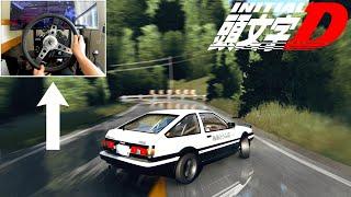 INITIAL D - TAKUMI'S AE86 5th Stage | (4k) Assetto Corsa Drift Mods