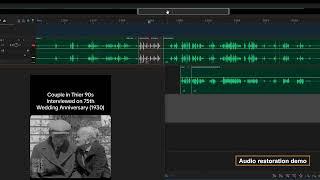 Audio restoration demo