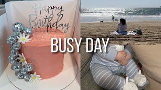 Day in my Life: Property Inspections, Lunch @ the Beach, Babysitting & Cake Decorating | Busy Friday