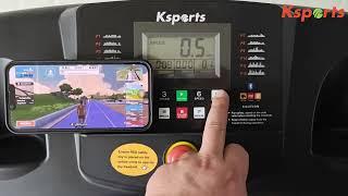 Ksports Treadmill KSU5001 Connecting to Kinomap