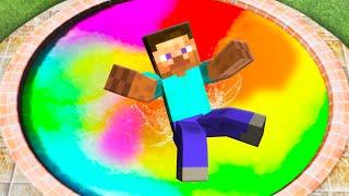 GTA 5 Jake From Minecraft Rainbow Pool Jumps & Ragdolls (Funny Fails)