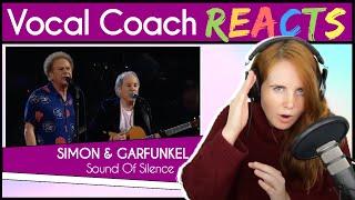 Vocal Coach coach reacts to Simon and Garfunkel - Sound of Silence (Live)