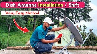 Dish Antenna kaise install karen | Dish antenna fitting | Tech help and guide